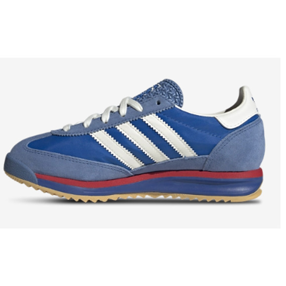 NEW Adidas SL 72 RS EL C - Kids Size 3, Blue w/White Stripes, New in Box - Picture 1 of 4